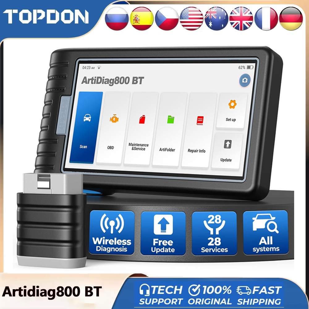 TOPDON ArtiDiag800 BT Car Diag - Topdon Tc001 Thermal Camera 评论和价格