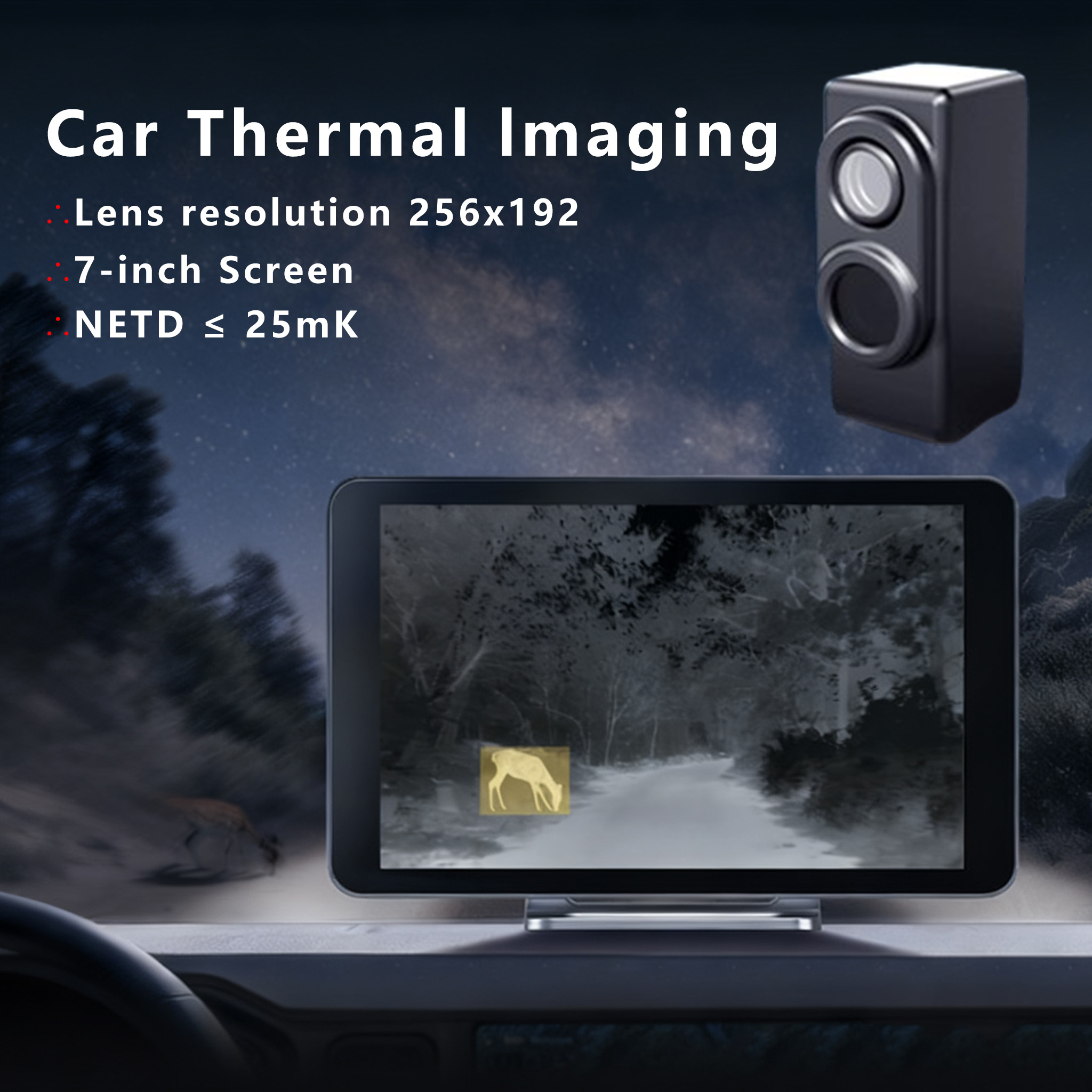 NS7 Night Vision Camera For Ca - Hunting Thermal Imaging Scope 评论和价格