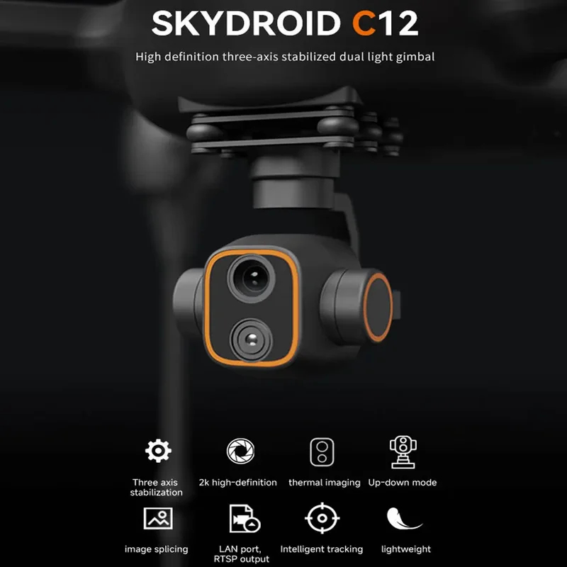 Skydroid C12 2K HD Thermal Ima - Thermal Imager Drone Gimbal 评论和价格